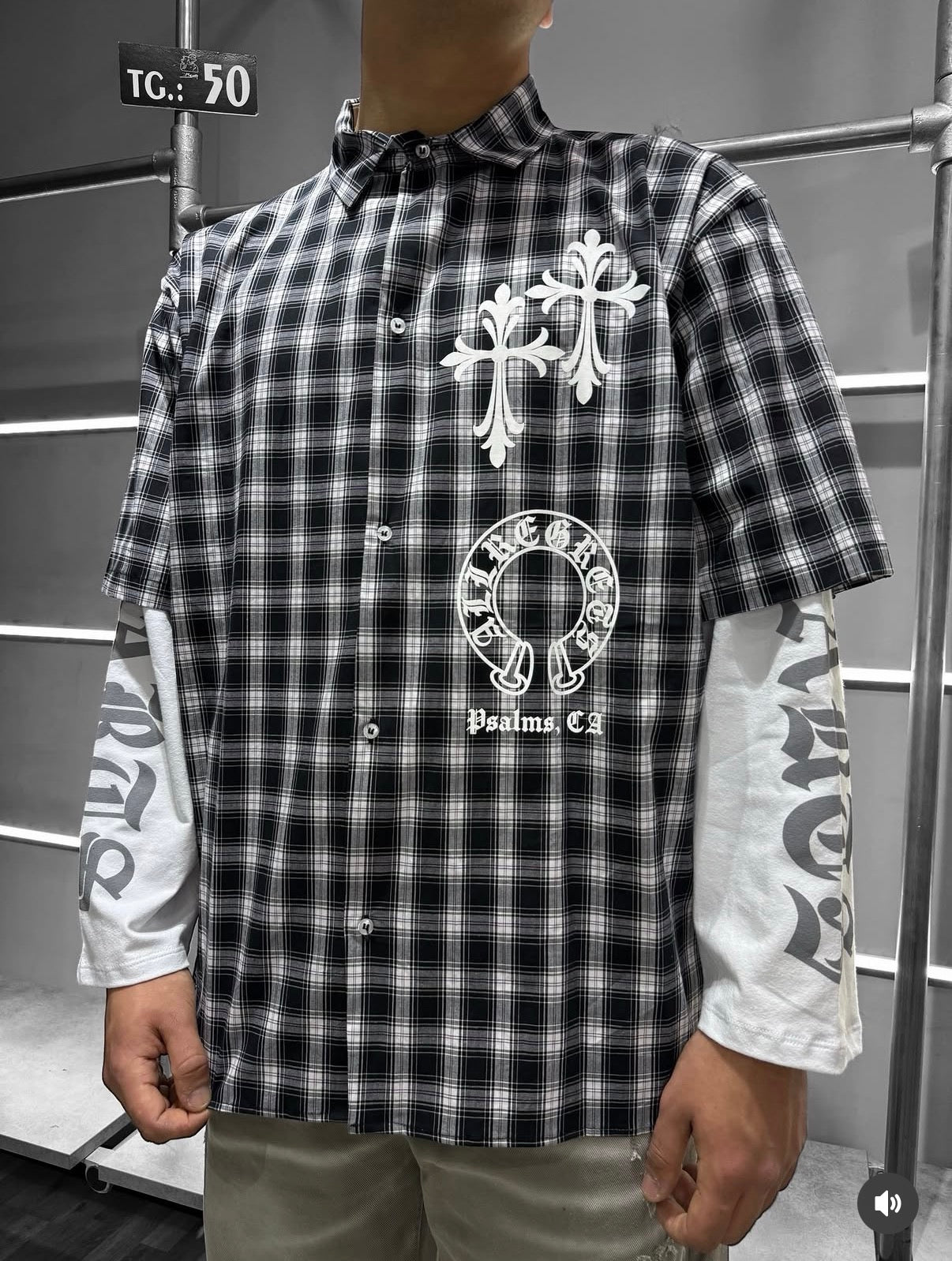 CAMICIA DOPPIA MANICA SU BASE CHR*ME