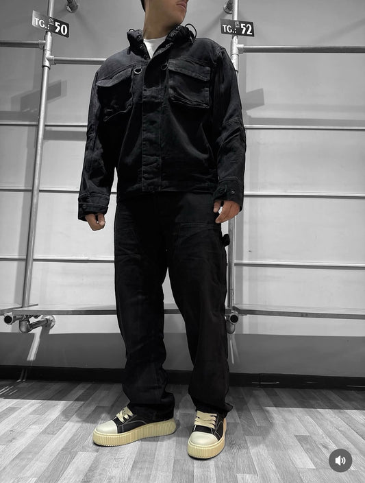 COORDINATO JEANS BLACK