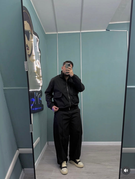 COORDINATO BLACK NYLON