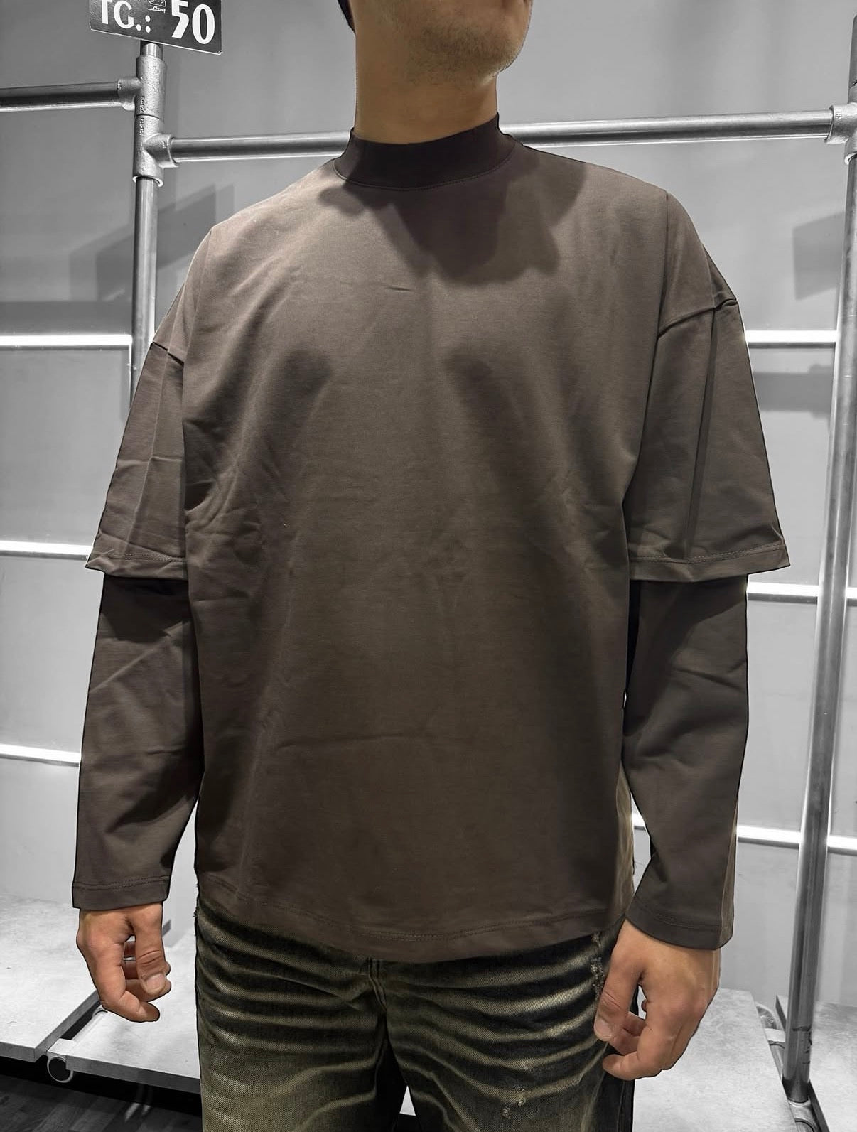 LONG SLEEVE MEZZO COLLO