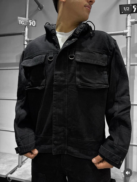 COORDINATO JEANS BLACK