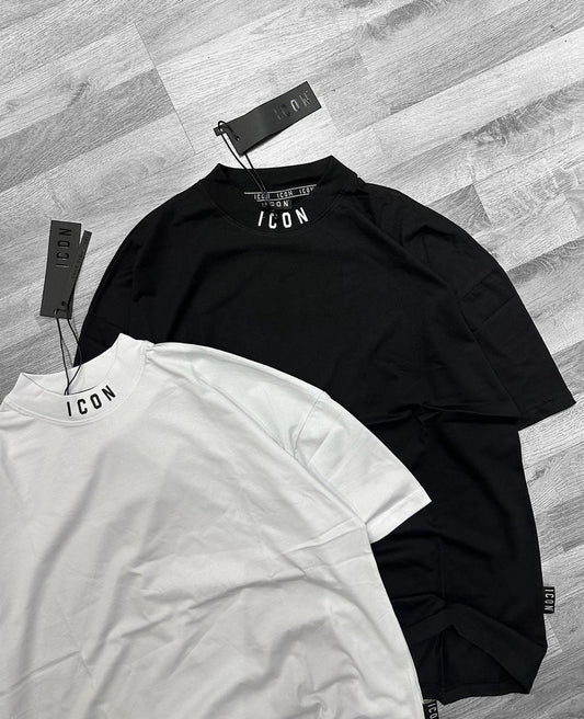 T-SHIRT STAMPA COLLO ICON