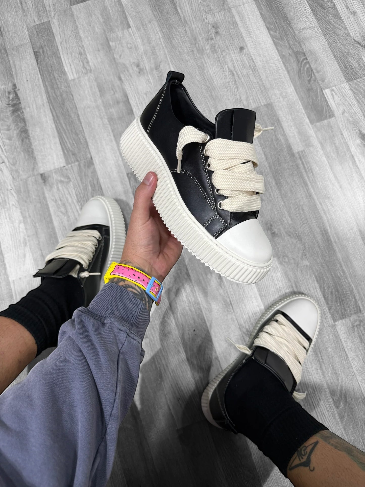 DMS PELLE BLACK MADEINITALY